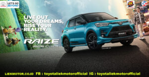 toyota raize liek motor